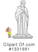Statue Clipart #1331991 by Johnny Sajem