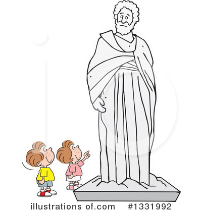 Statue Clipart #1331992 by Johnny Sajem