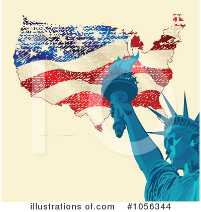 Royalty-Free (RF) Statue Of Liberty Clipart Illustration by Pushkin - Stock Sample #1056344