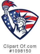 Statue Of Liberty Clipart #1098150 by patrimonio