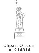 Statue Of Liberty Clipart #1214814 by Vector Tradition SM