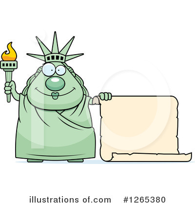 Royalty-Free (RF) Statue Of Liberty Clipart Illustration by Cory Thoman - Stock Sample #1265380
