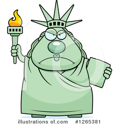 Royalty-Free (RF) Statue Of Liberty Clipart Illustration by Cory Thoman - Stock Sample #1265381