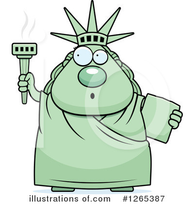 Royalty-Free (RF) Statue Of Liberty Clipart Illustration by Cory Thoman - Stock Sample #1265387