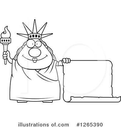 Royalty-Free (RF) Statue Of Liberty Clipart Illustration by Cory Thoman - Stock Sample #1265390
