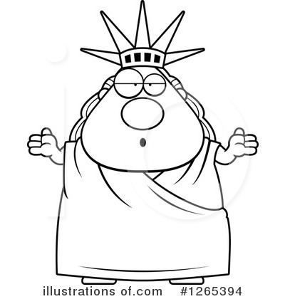 Royalty-Free (RF) Statue Of Liberty Clipart Illustration by Cory Thoman - Stock Sample #1265394
