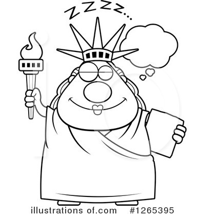 Royalty-Free (RF) Statue Of Liberty Clipart Illustration by Cory Thoman - Stock Sample #1265395