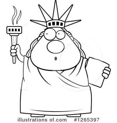Royalty-Free (RF) Statue Of Liberty Clipart Illustration by Cory Thoman - Stock Sample #1265397
