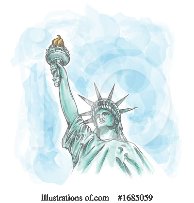 Statue Of Liberty Clipart #1685059 by Domenico Condello