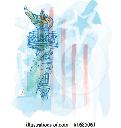 Lady Liberty Clipart #1685061 by Domenico Condello