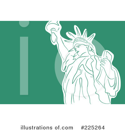 Royalty-Free (RF) Statue Of Liberty Clipart Illustration by Prawny - Stock Sample #225264