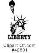 Statue Of Liberty Clipart #42691 by Dennis Holmes Designs