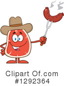 Steak Character Clipart #1292364 by Hit Toon