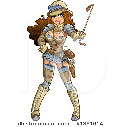 Royalty-Free (RF) Steampunk Clipart Illustration by Clip Art Mascots - Stock Sample #1361614