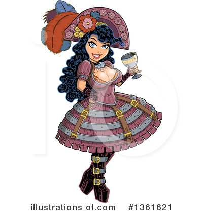 Royalty-Free (RF) Steampunk Clipart Illustration by Clip Art Mascots - Stock Sample #1361621