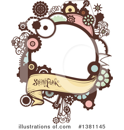 Royalty-Free (RF) Steampunk Clipart Illustration by BNP Design Studio - Stock Sample #1381145