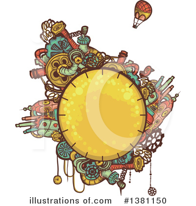 Royalty-Free (RF) Steampunk Clipart Illustration by BNP Design Studio - Stock Sample #1381150