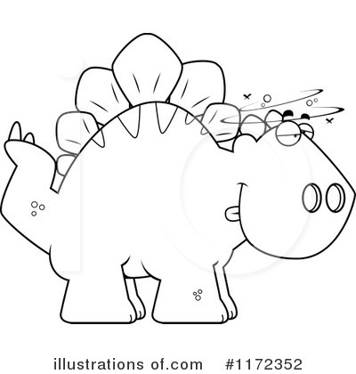 Royalty-Free (RF) Stegosaurus Clipart Illustration by Cory Thoman - Stock Sample #1172352