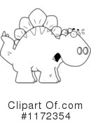 Stegosaurus Clipart #1172354 by Cory Thoman