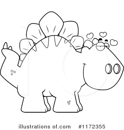 Royalty-Free (RF) Stegosaurus Clipart Illustration by Cory Thoman - Stock Sample #1172355