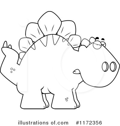 Royalty-Free (RF) Stegosaurus Clipart Illustration by Cory Thoman - Stock Sample #1172356
