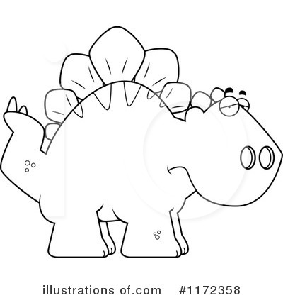 Stegosaurus Clipart #1172358 by Cory Thoman