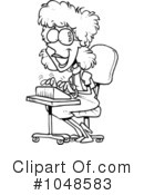Stenographer Clipart #1048583 by toonaday