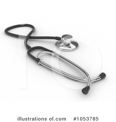 Royalty-Free (RF) Stethoscope Clipart Illustration by BNP Design Studio - Stock Sample #1053785