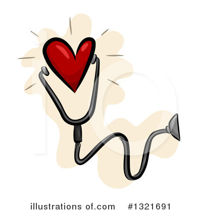 Royalty-Free (RF) Stethoscope Clipart Illustration by BNP Design Studio - Stock Sample #1321691