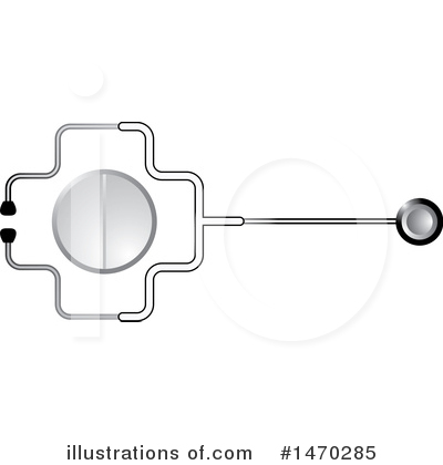 Royalty-Free (RF) Stethoscope Clipart Illustration by Lal Perera - Stock Sample #1470285
