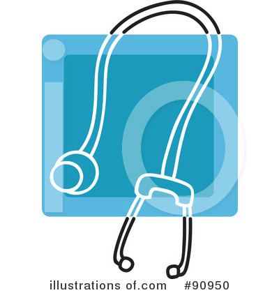 Royalty-Free (RF) Stethoscope Clipart Illustration by Rosie Piter - Stock Sample #90950