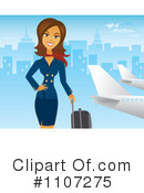 Stewardess Clipart #1107275 by Amanda Kate