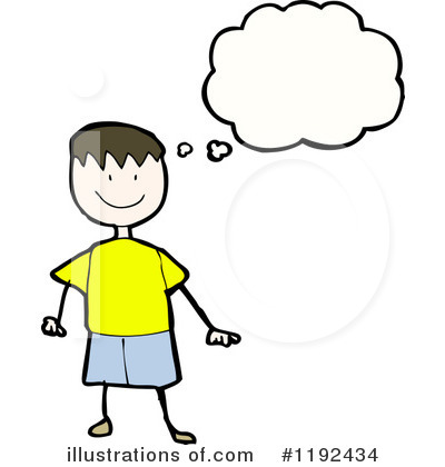 Royalty-Free (RF) Stick Boy Clipart Illustration by lineartestpilot - Stock Sample #1192434