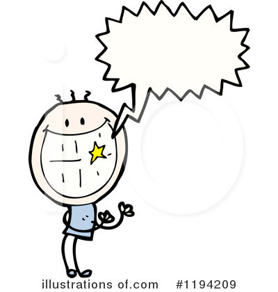 Royalty-Free (RF) Stick Boy Clipart Illustration by lineartestpilot - Stock Sample #1194209