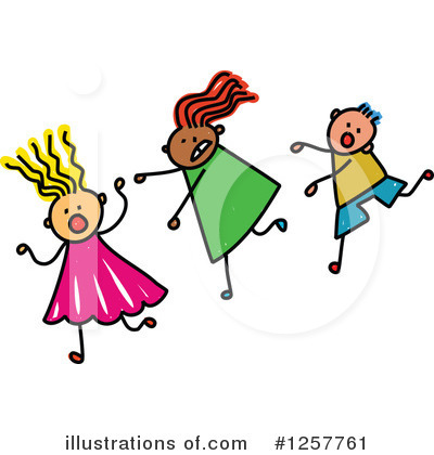 Royalty-Free (RF) Stick Children Clipart Illustration by Prawny - Stock Sample #1257761