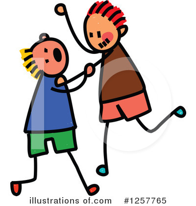 Royalty-Free (RF) Stick Children Clipart Illustration by Prawny - Stock Sample #1257765