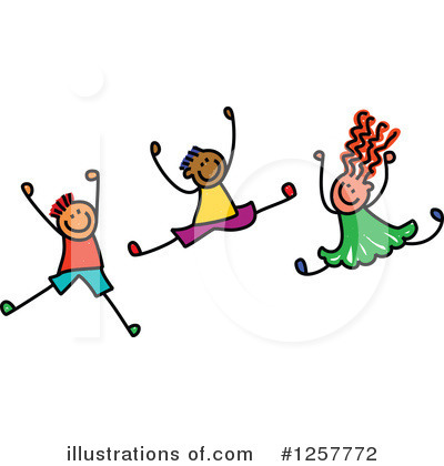 Royalty-Free (RF) Stick Children Clipart Illustration by Prawny - Stock Sample #1257772