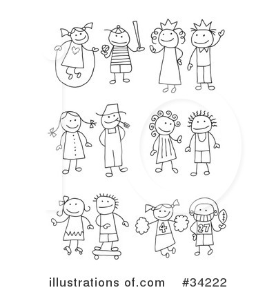 Girls Clipart #34222 by C Charley-Franzwa