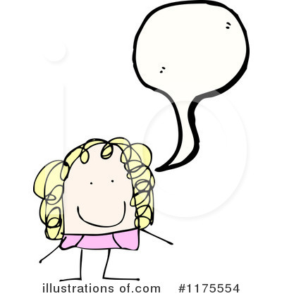 Royalty-Free (RF) Stick Girl Clipart Illustration by lineartestpilot - Stock Sample #1175554