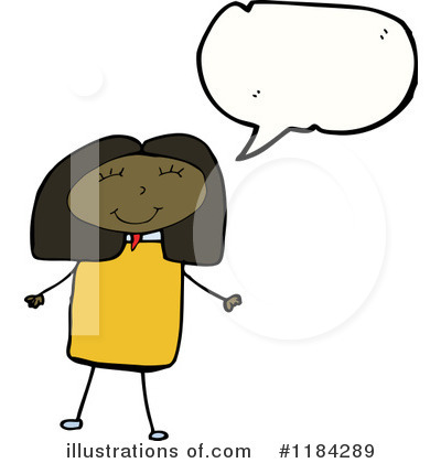 Royalty-Free (RF) Stick Girl Clipart Illustration by lineartestpilot - Stock Sample #1184289