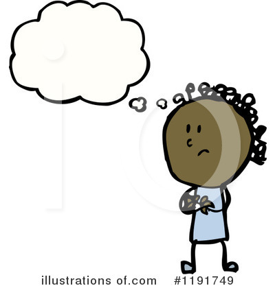 Royalty-Free (RF) Stick Girl Clipart Illustration by lineartestpilot - Stock Sample #1191749