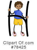 Stick Kid Alphabet Clipart #78425 by BNP Design Studio