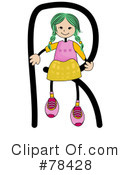 Stick Kid Alphabet Clipart #78428 by BNP Design Studio