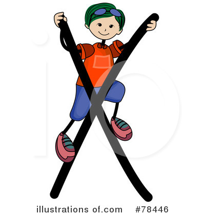 Stick Kid Alphabet Clipart #78446 by BNP Design Studio