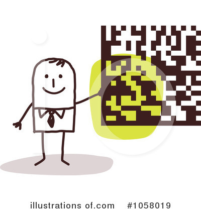 Royalty-Free (RF) Stick Man Clipart Illustration by NL shop - Stock Sample #1058019