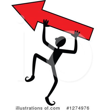Royalty-Free (RF) Stick Man Clipart Illustration by Prawny - Stock Sample #1274976