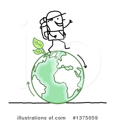 Royalty-Free (RF) Stick Man Clipart Illustration by NL shop - Stock Sample #1375059