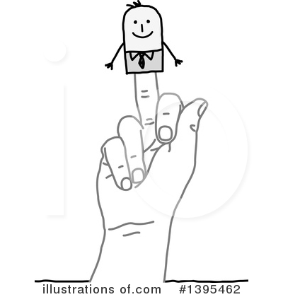 Royalty-Free (RF) Stick Man Clipart Illustration by NL shop - Stock Sample #1395462