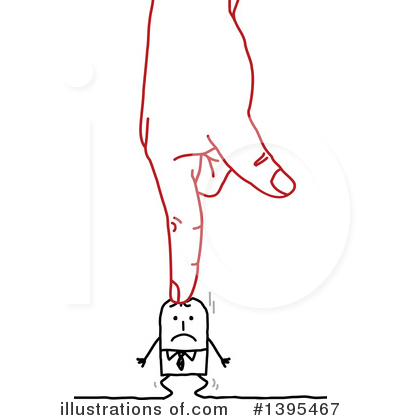 Royalty-Free (RF) Stick Man Clipart Illustration by NL shop - Stock Sample #1395467