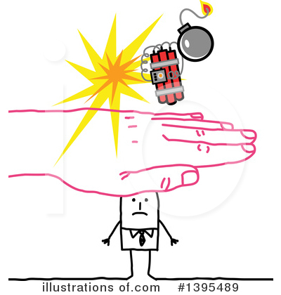 Stick Businessman Clipart #1395489 by NL shop